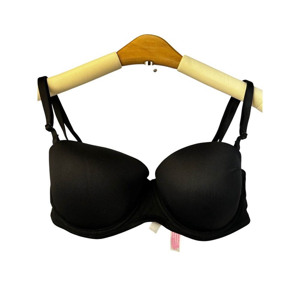 Victoria Secret Wear‎ Everywhere Multi-Way Push-Up Bra Black 32C